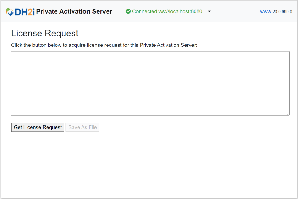 license request window